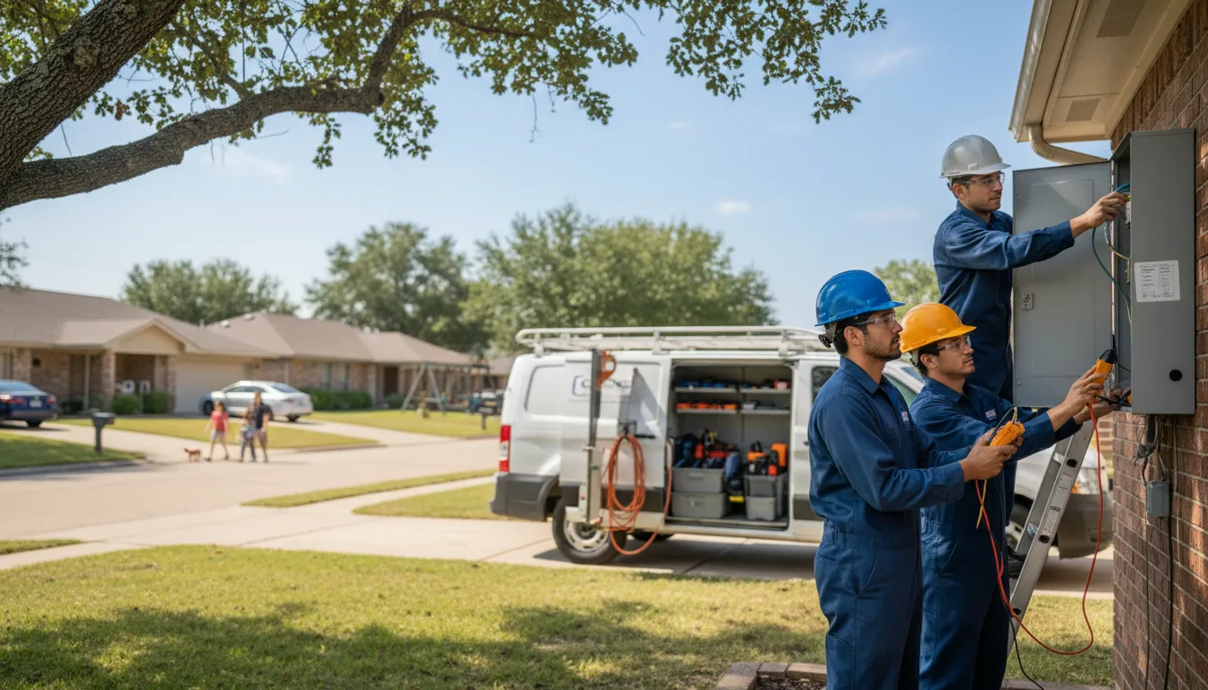 Certified electrician providing emergency electrical services in Hope, IN